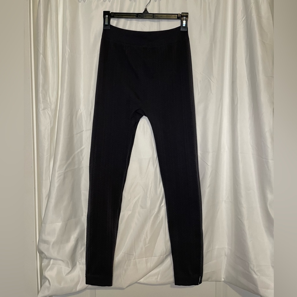 Nautica Dark gray ribbed leggings​​​​​​​​​​​​​
